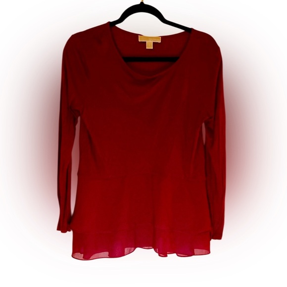 Michael Kors size Medium Blouse Top MK - Picture 1 of 4